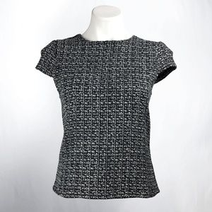 One Clothing Cap Sleeve Woven Career Top